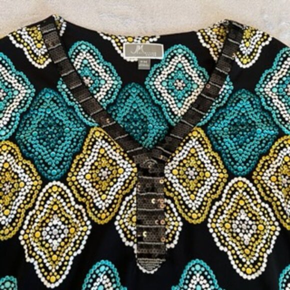 JM Collection Women's Top Medium - Picture 11 of 15